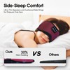 LOVE EYE Sleeping Mask, Side Sleeper, Sleeping Mask with Headphones,