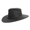 Outdoor Travel Hat Crushable Made in Australia Kangaroo Leather Sun