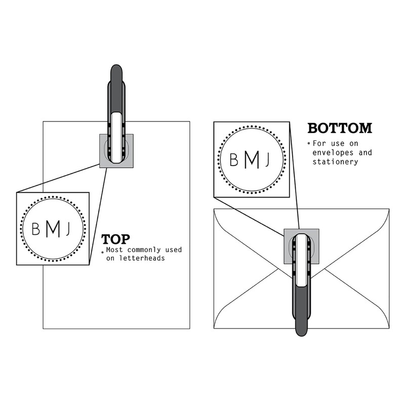 Flourish Name Custom Address Hand Embosser