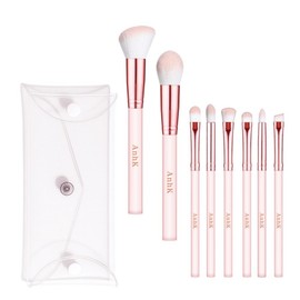Ankh Makeup Brush Set Portable Sugar Pop 8 Types, 1 Piece, Pink / 안크 메이크업 브러쉬 세트 휴대용 슈가팝 8종, 1개, 핑크