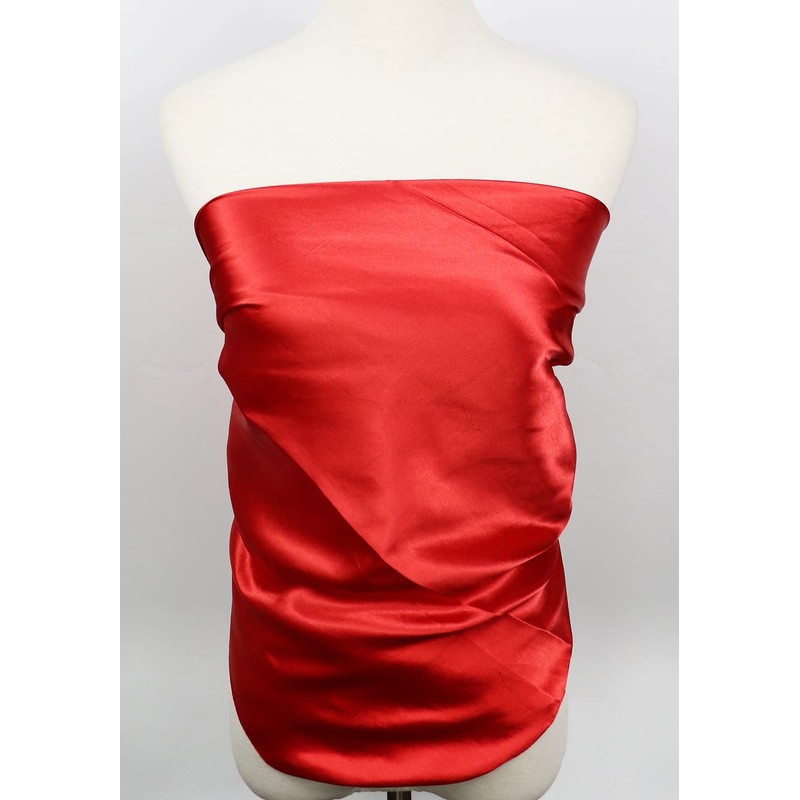 vabovin 35 Inch Elegant Large Silk Feel Solid Color Satin