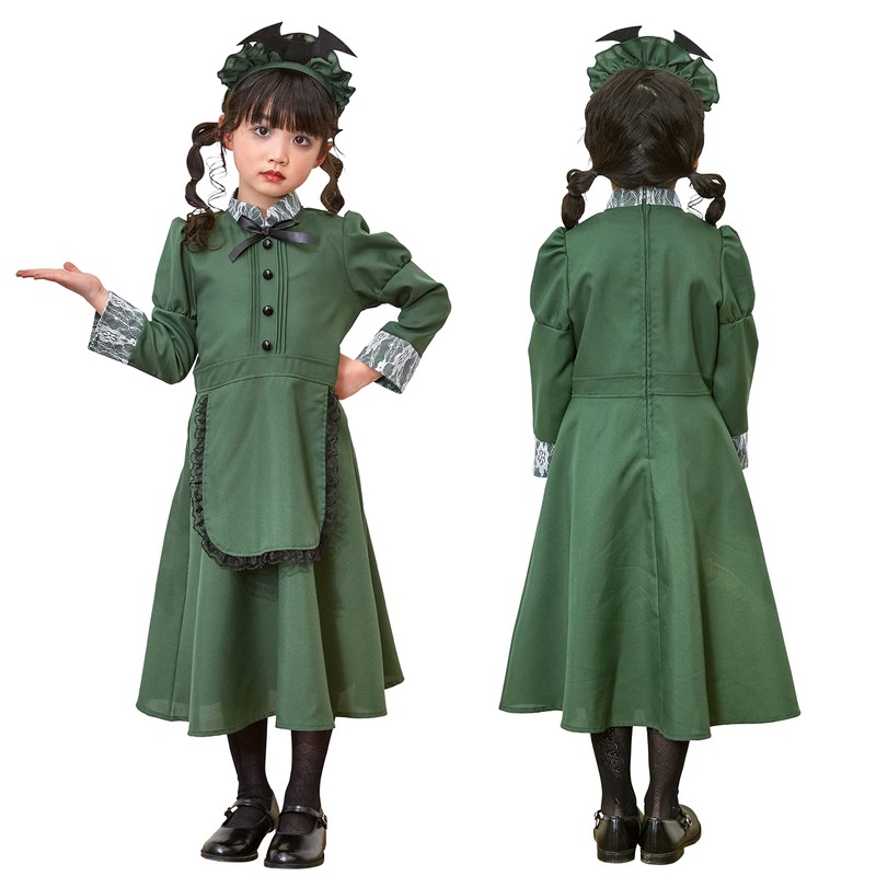 Party City Western Style Maid Kids Cosplay, 55.1 inches (140