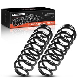A-Premium 2Pcs Rear Suspension Coil Spring Set Compatible with Volkswagen Jetta 1999-2006, Golf 1999-2005, Driver and Passenger Side, Replace# 310270