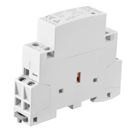 Heschen Household AC Contactor, HS1-16, Ie 16A, 2 Pole, 1NO 1NC, AC 12V Coil Voltage, 35mm DIN Rail Mount