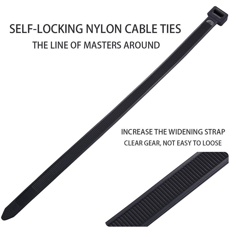 On1shelf® Cable Ties, 900mm x 12mm, 35.4" Strong and Long