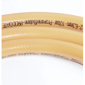 Connection Gas Hose with Quick Coupling for Retrofitting to 1/4 Inch Left for Caravan Motorhome Gas Stove (Connection to Caravan External Socket Straight 2 m)