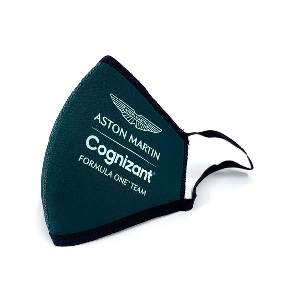 Aston Cognizant Formula One Team Face Mask, Racing Green