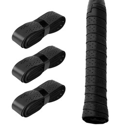 LICQIC 3 Pcs PU Replacement Racket Grip, Racquet Tape for Babolat Tennis Racket Grip, Tennis Overgrip, Padel Racket Grip, Badminton Racket Grip