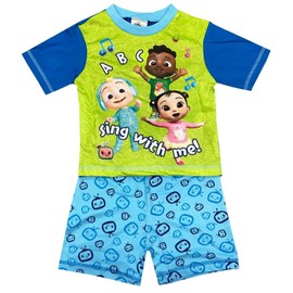 CoComelon Boys Pyjamas Shortie Summer Nightwear Age 9 Months to 3 Years (2-3 Years) Blue