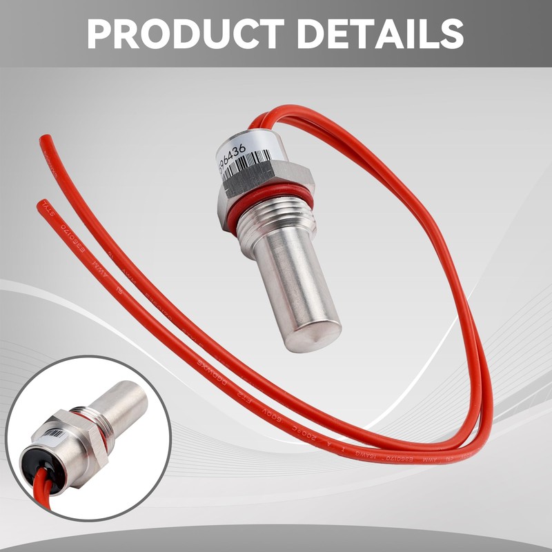 OTINUBEE 35596436 Temperature Sensor Switch Compatible with Ingersoll Rand Air