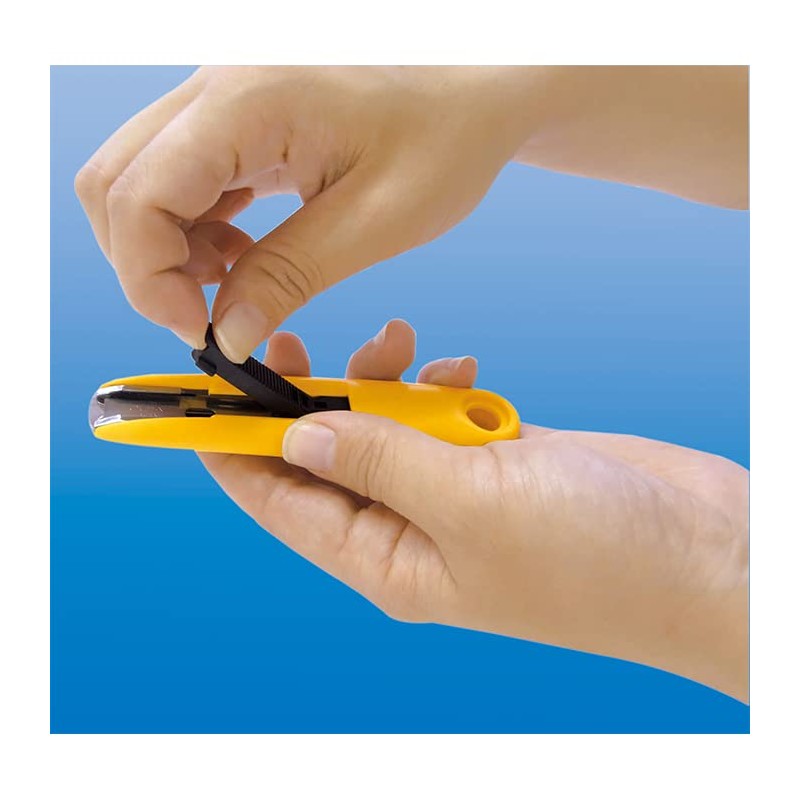 OLFA 243B Compact Safety Cutter for Left and Right Unpacking