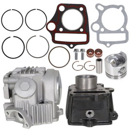 WFLNHB Top End Kit Cylinder Head Piston Replacement for Honda XR50 Z50R CRF50 50cc