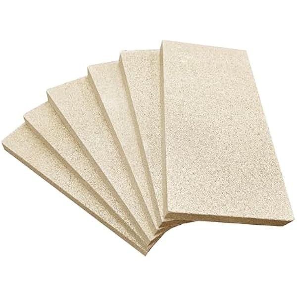 Firebricks,Fire Bricks for Wood Stove,High Temperature Resistant Vermiculite Bricks(2700F),Cuttable and