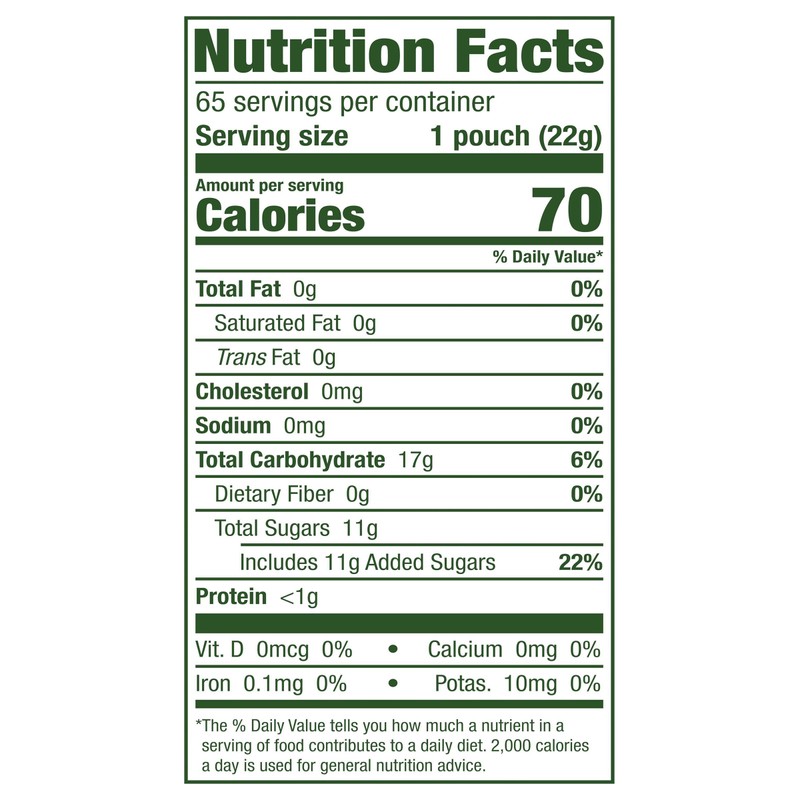 Black Forest Organic Gummy Bears Candy, 0.8 Ounce Pouches (65