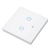 Smart Wall Touch Switch 433MHz Tempered Glass Panel Wiring Free