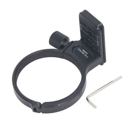 Tripod Mount Ring Lens Collar for T70‑180 F2.8 First Generation Lens Built in Quick Release Plate 1/4in 3/8in Screw Holes for Arca Compatible Interface