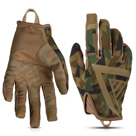 Glove Station The Impulse - Tactical Shooting Gloves for Men with Touchscreen Compatibility, Lightweight Design and Outstanding Grip for Outdoor, Sports, Motorcycle and Work - Camouflage, XL