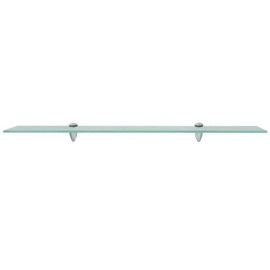 Udorich Stylish and Functional Floating Glass Shelf for Home Decor, Easy Assembly, Durable Zinc Alloy Brackets, 31.5"x3.9"