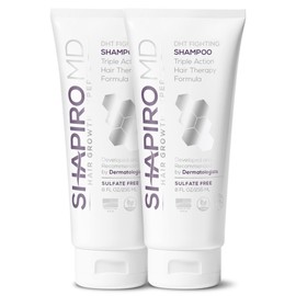 Shapiro MD Hair Growth Experts Shapiro MD Hair Growth Experts Hair Loss Shampoo | DHT Fighting Vegan Formula for Thinning Hair Developed by Dermatologists | Experience Healthier, Fuller and Thicker Looking Hair | 2 Month Supply