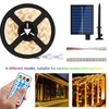 Solar LED Strip Lights Outdoor, 32.8ft 560 LEDs LED Strip