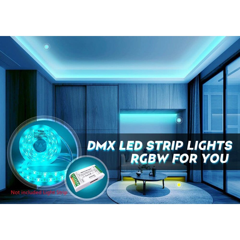 RGBW 4 Channel DMX Decoder, Mini16A RGB RGBW LED Strip