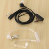 2 Pin PTT MIC Headset Covert Acoustic Tube in-Ear Earpiece