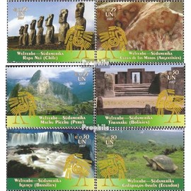 UN - Vienna 506-511 (complete.issue.) fine used/cancelled 2007 South America (Stamps for collectors) Amphibians/reptiles/dinosaurs
