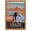 wallsthatspeak 19x29 Light Walnut Rustic Pine Picture Frame for Puzzles
