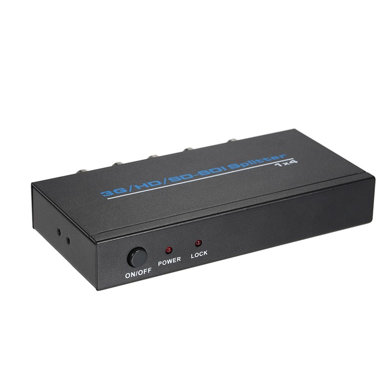 3G/HD/SD_SDI Splitter 1 * 4 Distribution 1 Input 4 Outputs