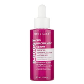 NINELESS-B-Boost Niacinamide Serum 10% 30ml | Sérum Facial con Niacinamida, Centella Asiática y Filtrado de Caracol | Regula la Grasa, Minimiza Poros y Mejora la Textura | Ilumina, Calma e Hidrata