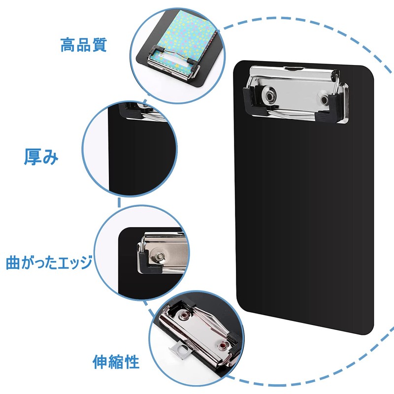 Clipboard Mini Size Binder Clips Mini Size Document Organizer Binder