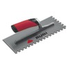 11" Jagged Trowel with Open Rubiflex Handle Notches Size: 1/2"