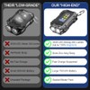 2PACK EDC Keychain Flashlight - Super Bright Mini Keychain Light