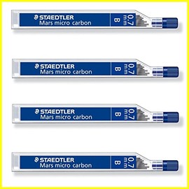 Staedtler Mars Micro Carbon 250 Pencil Lead Refill 0.7 mm – B – 4 Tubes/Pack (48) – B