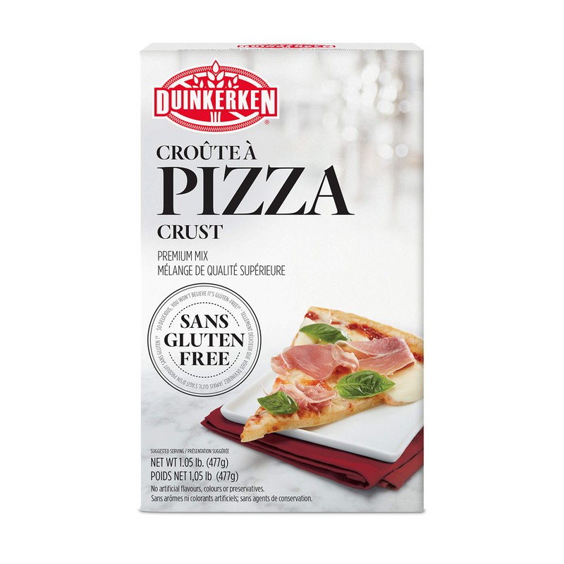 DUINKERKEN FOODS Gluten Free Pizza Crust Mix 477g (package may