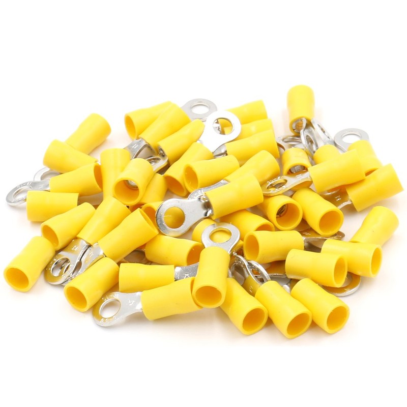 Heschen Ring Terminal Crimp Connectors Vinyl Insulated Wire Electrical Connector