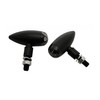 Highsider LED MICRO-BULLET Blinker, schwarz, Glas getoent,EG