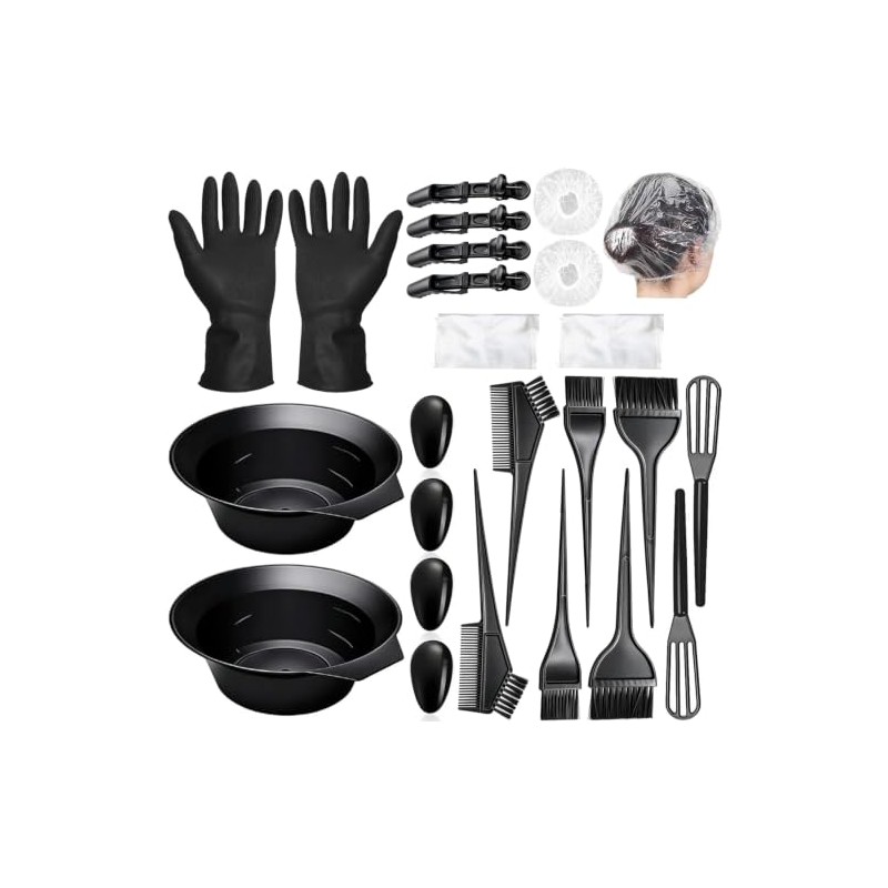 23 Piezas Kit De Coloración De Tinte para El Cabello,