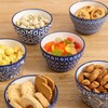 Selamica Ceramic 8oz Bouillon Cups 4 Inch Small Bowls, Dessert