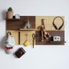 XAOHOME Wooden Pegboard, Sturdy Peg Board for Walls Modular Grid
