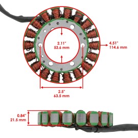 Celox Stator & Gasket for Kawasaki Brute Force 650 KVF650 KVF-650 4X4 2005 2006-2013