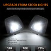 Bestview LED License Plate Light Lens Tag Lights Rear Lamp