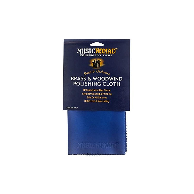 MusicNomad Brass & Woodwind Premium Microfiber Polishing Cloth (MN730)