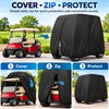 Waterproof Golf Cart Cover for 2-Passenger Carts – 420D Polyester