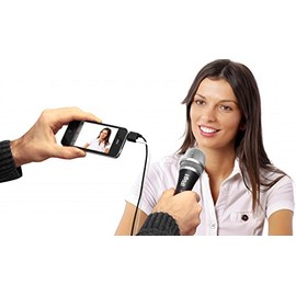 IK Multimedia iRig Micrófono de condensador para smartphones y tabletas, Negro