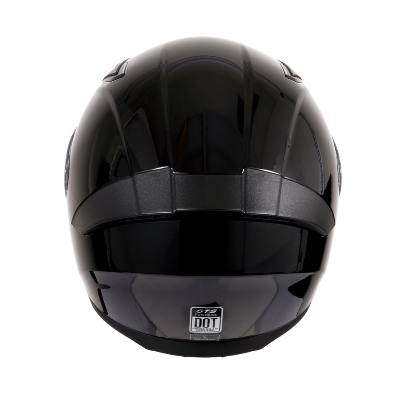 OTS Dual Clear & Tinted Visor Full Face DOT Motorcycle
