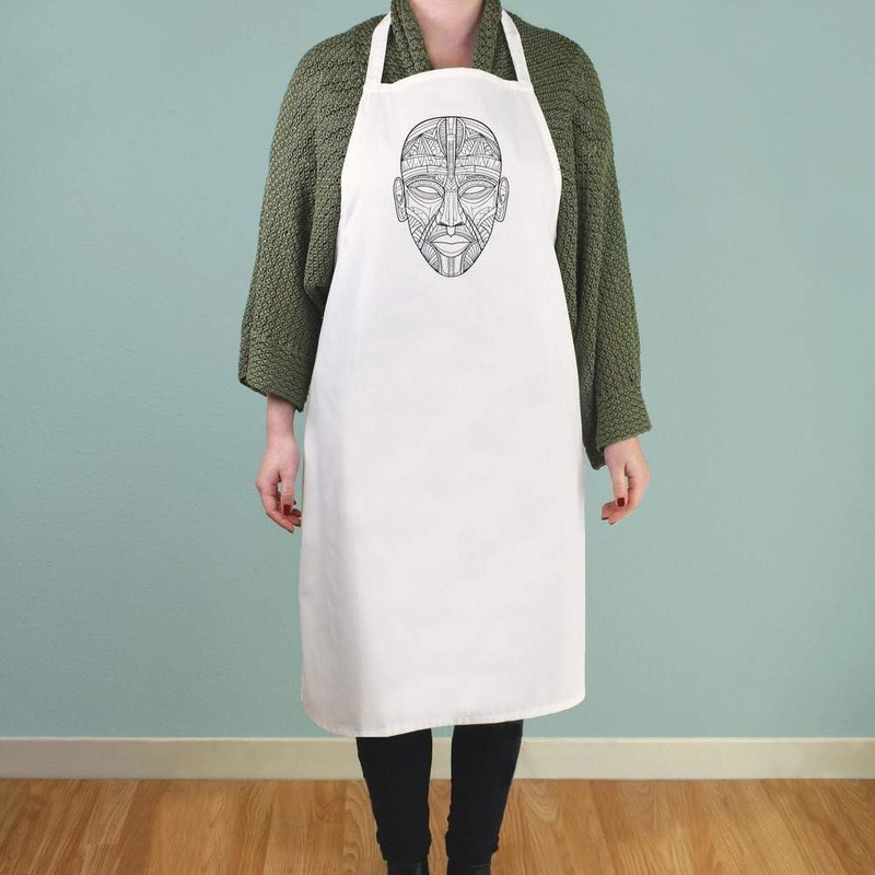 'African Tribal Mask' Unisex Cooking Apron (AP00067904)