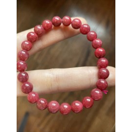 Lilac Jade Round Beads, Natural Gemstone Bracelet