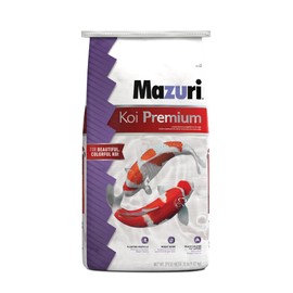 Mazuri Koi Premium Food Large - 5mm Pellet Food for Koi Over 12 inches Long, 20 Pound (20 LB) Bag
