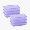 Thanks Soyoon Freezer Airtight Container No. 7, 6 Pink / 땡스소윤  냉동실 전용 밀폐용기 7호 6개 핑크